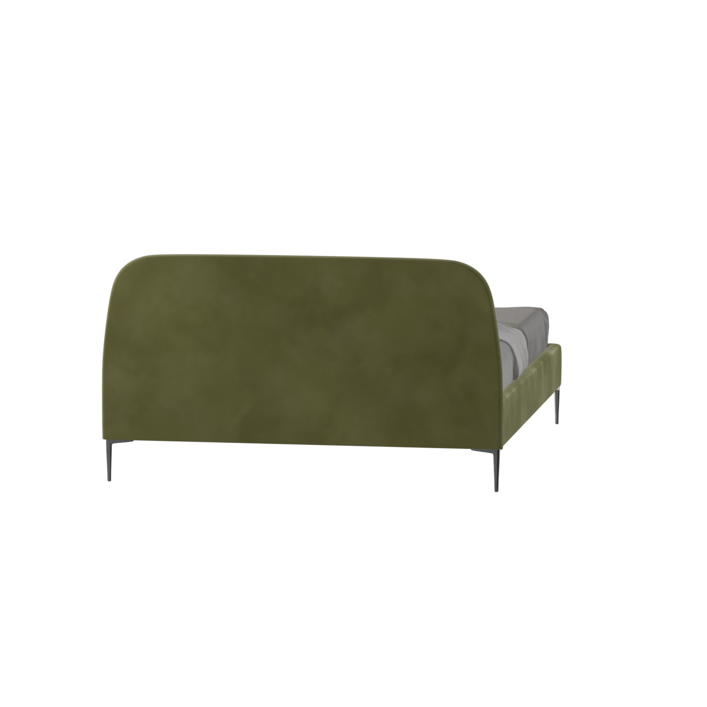 Anna Upholstered Bed with Vertical Headboard Detailing