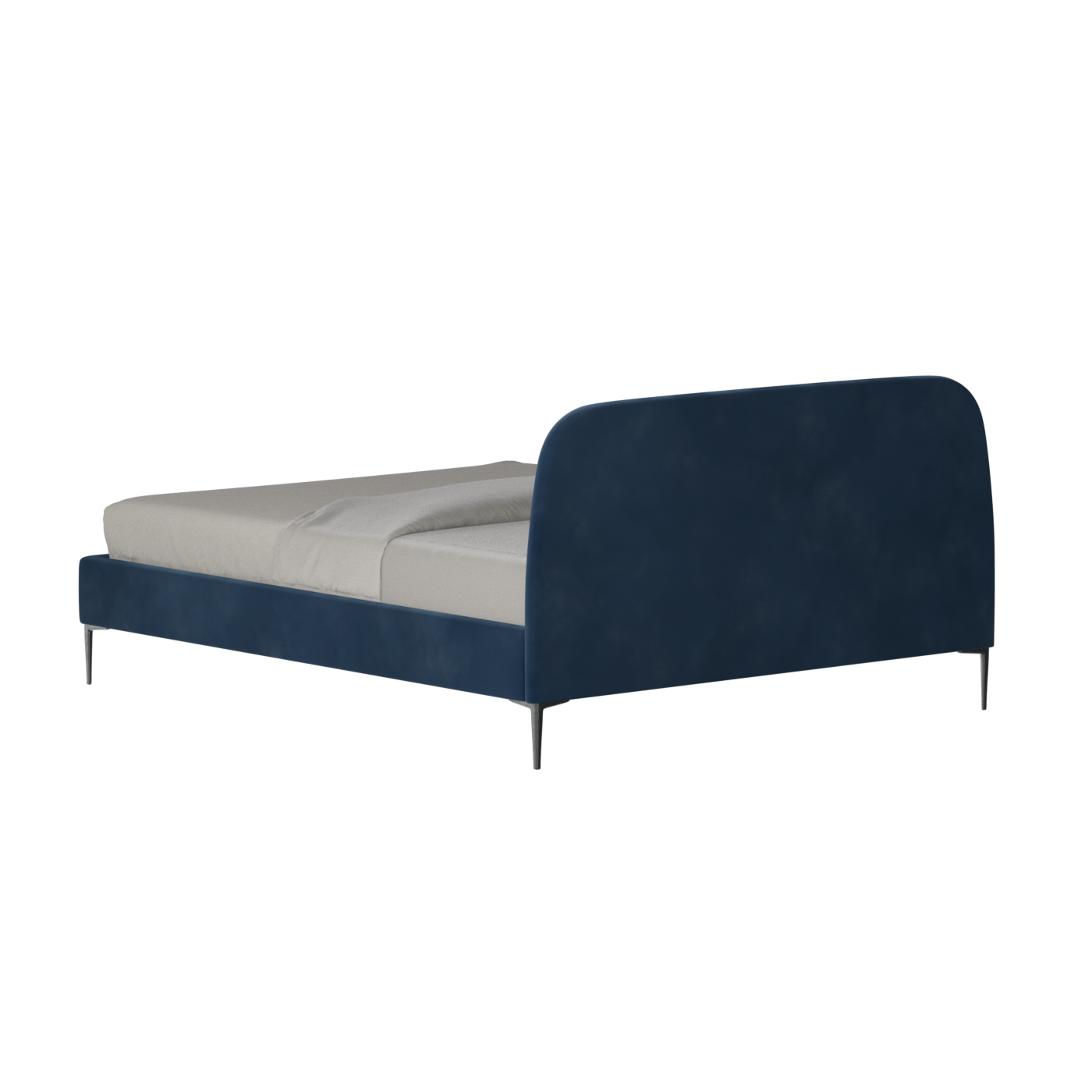 Anna Upholstered Bed with Vertical Headboard Detailing