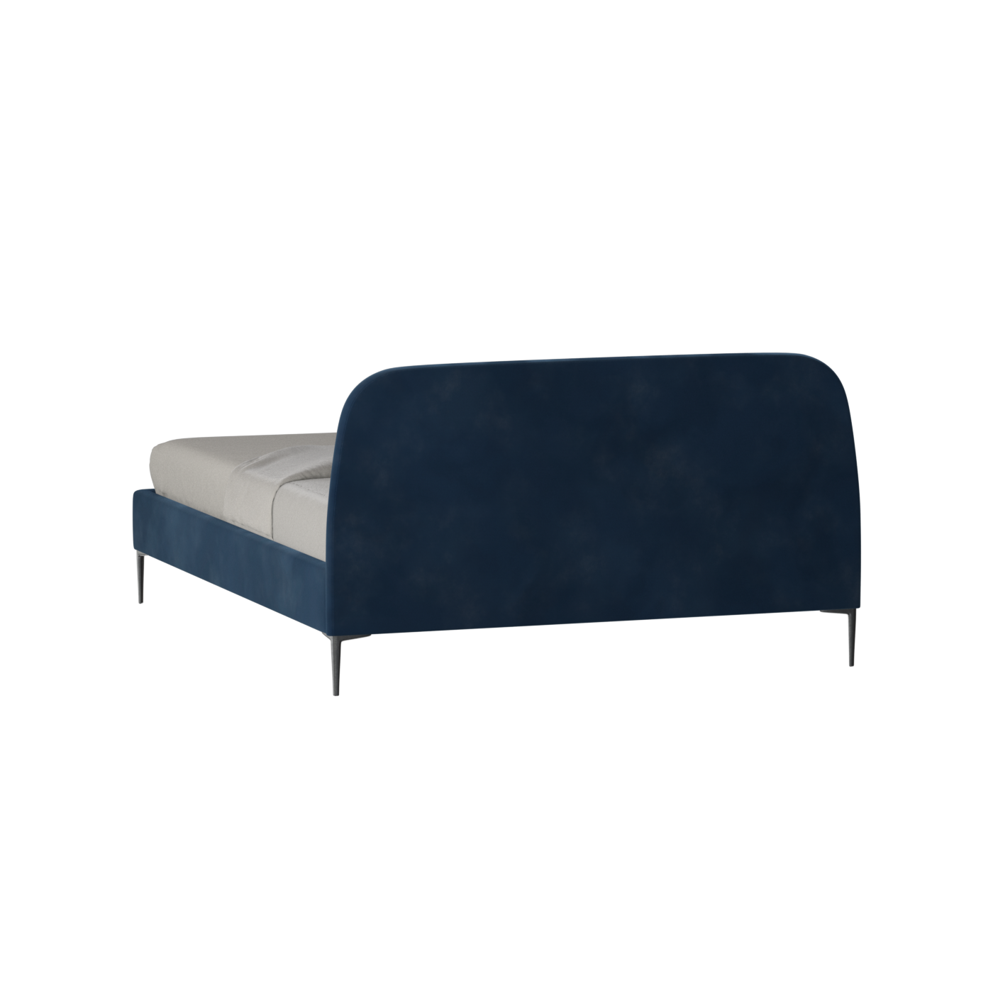 Anna Upholstered Bed with Vertical Headboard Detailing