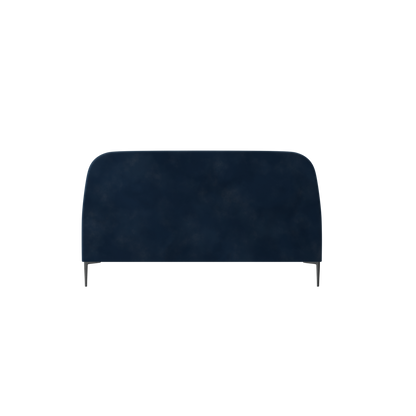 Anna Upholstered Bed with Vertical Headboard Detailing
