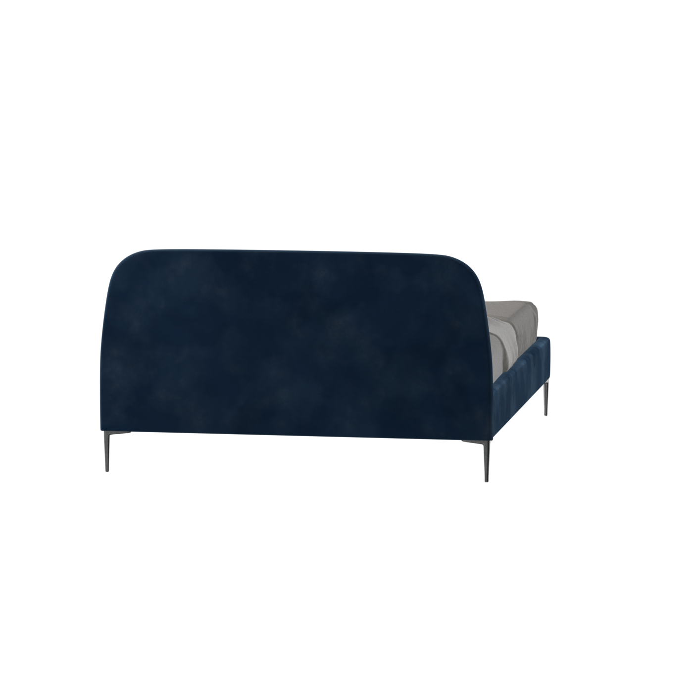 Anna Upholstered Bed with Vertical Headboard Detailing