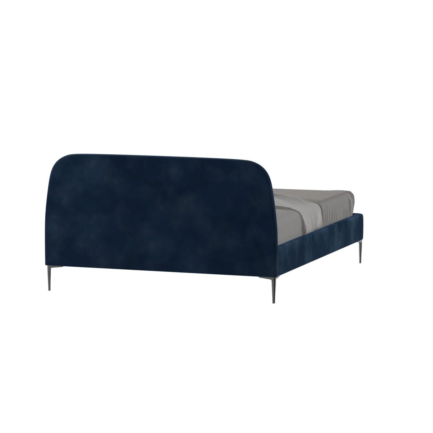 Anna Upholstered Bed with Vertical Headboard Detailing