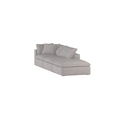 Ari modular corner Sofa with pouffe - Wide fabric range