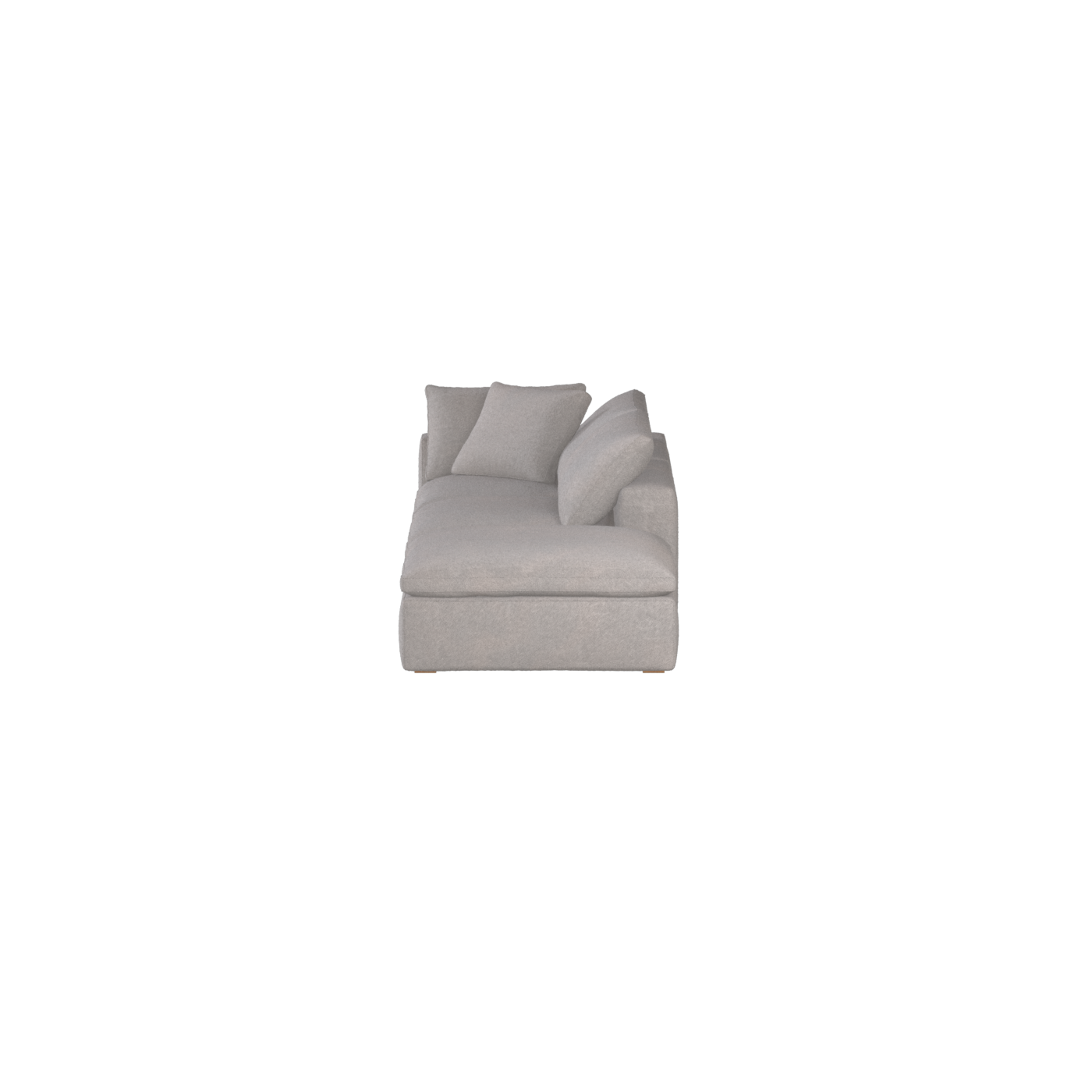 Ari modular corner Sofa with pouffe - Wide fabric range