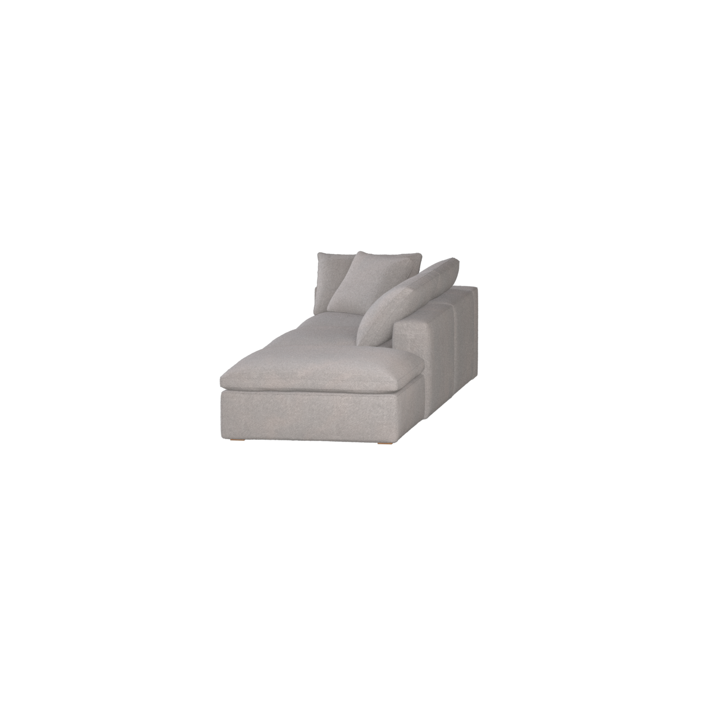 Ari modular corner Sofa with pouffe - Wide fabric range