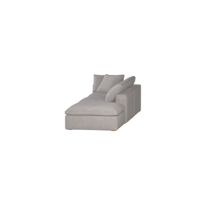 Ari modular corner Sofa with pouffe - Wide fabric range