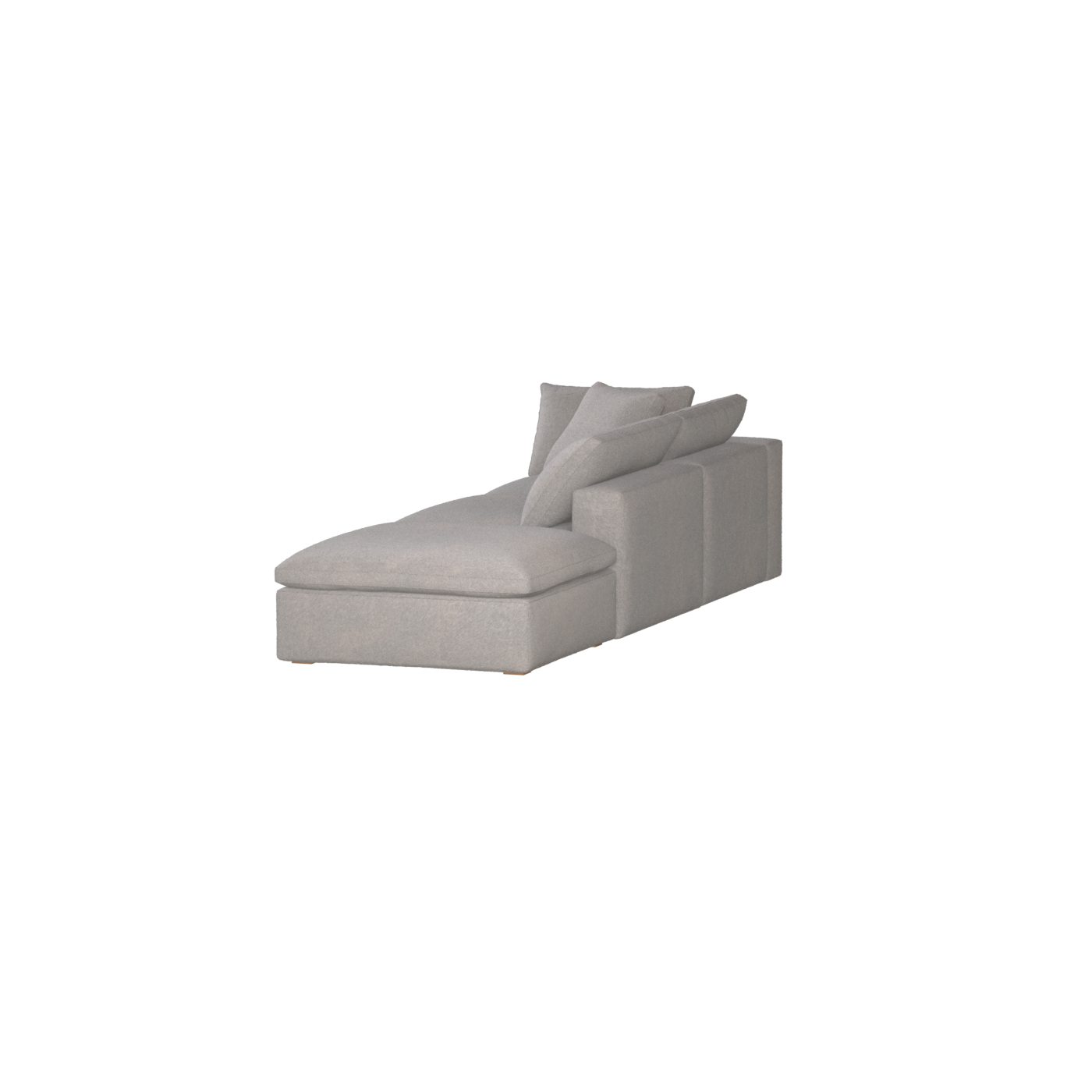 Ari modular corner Sofa with pouffe - Wide fabric range