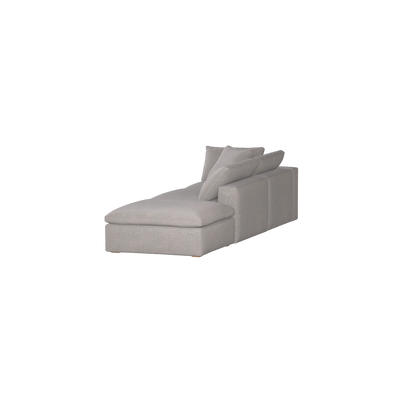 Ari modular corner Sofa with pouffe - Wide fabric range