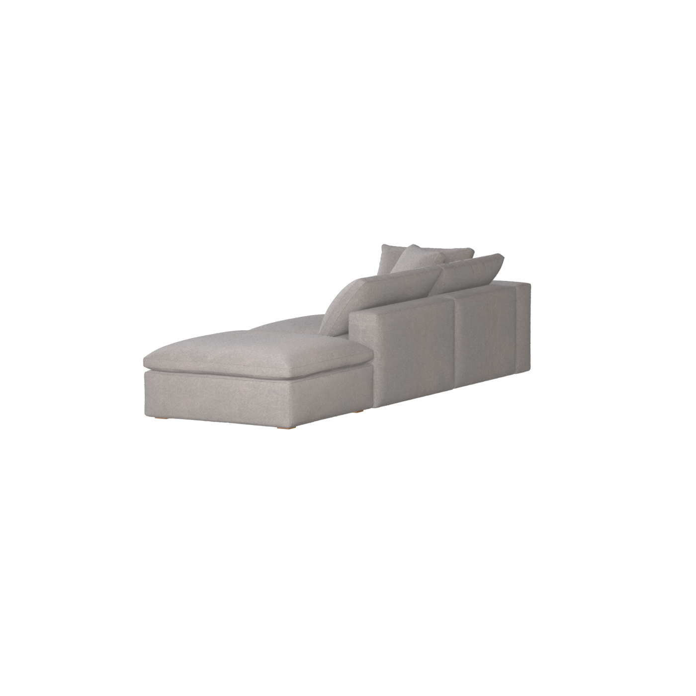 Ari modular corner Sofa with pouffe - Wide fabric range