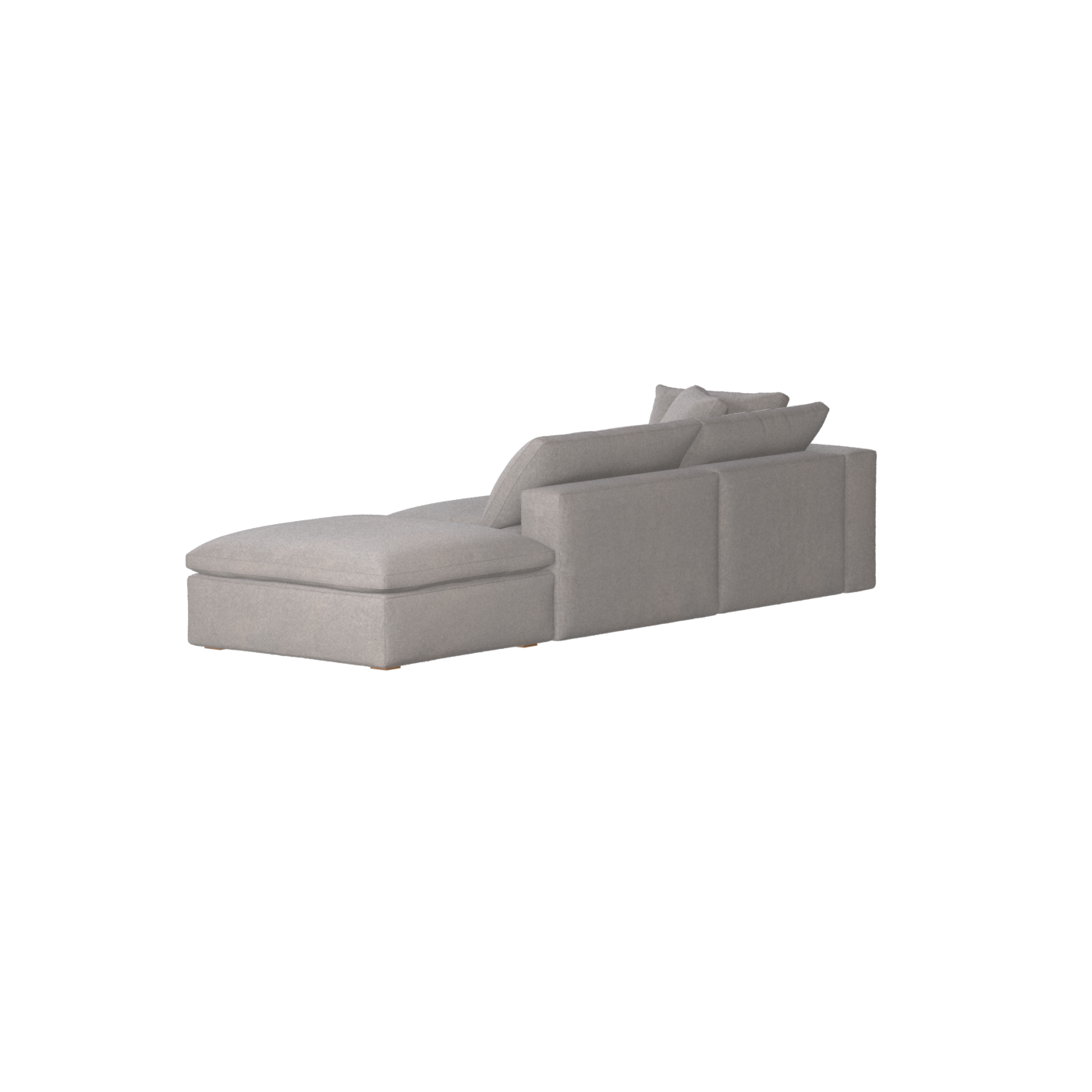 Ari modular corner Sofa with pouffe - Wide fabric range