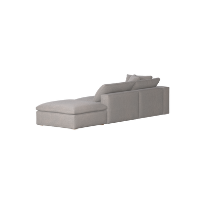 Ari modular corner Sofa with pouffe - Wide fabric range