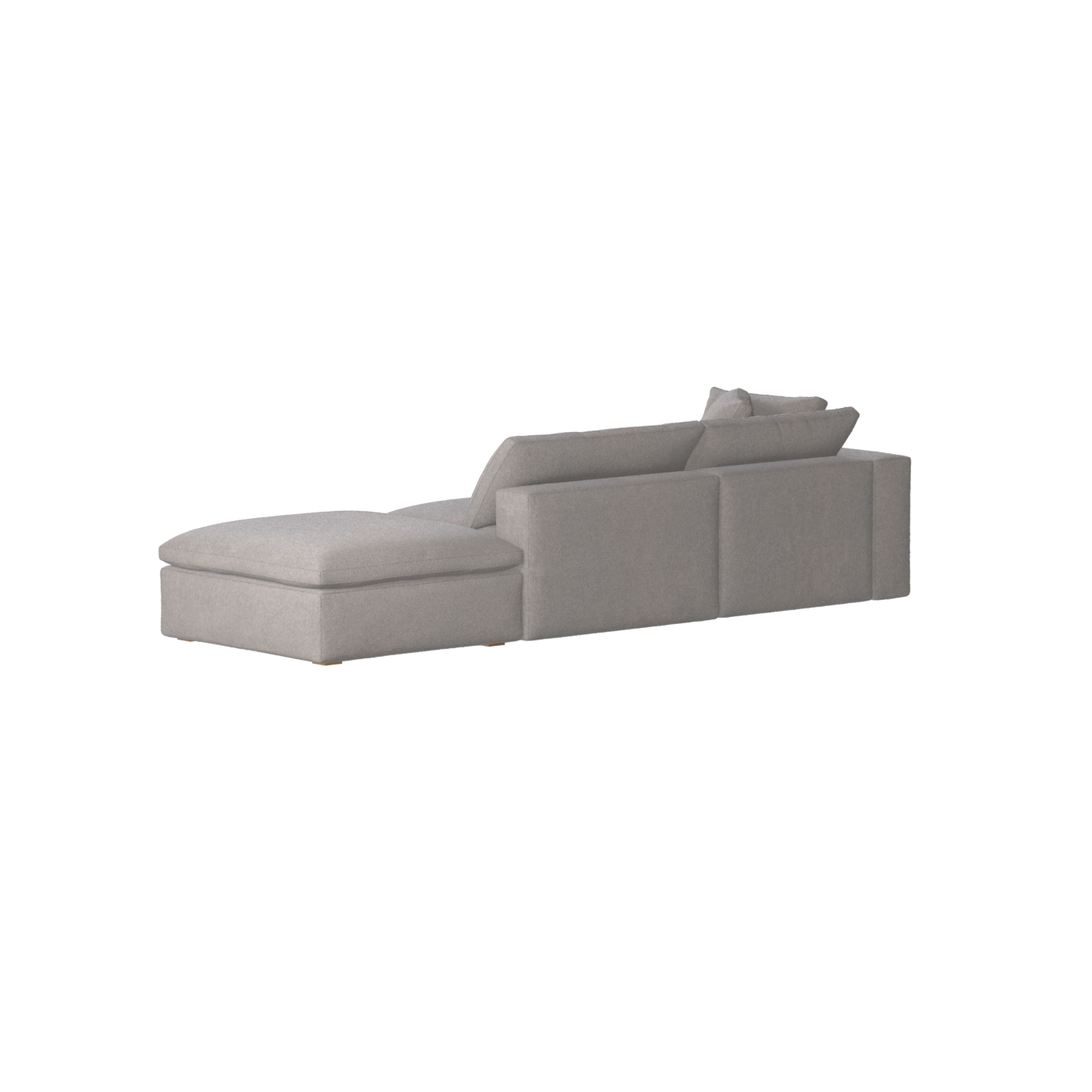 Ari modular corner Sofa with pouffe - Wide fabric range