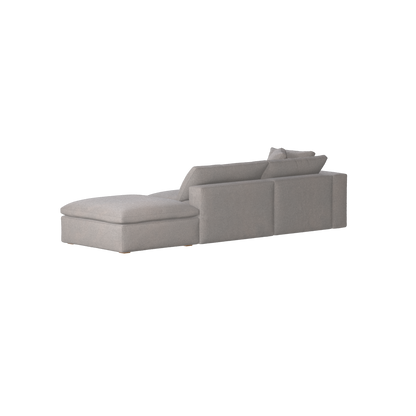 Ari modular corner Sofa with pouffe - Wide fabric range