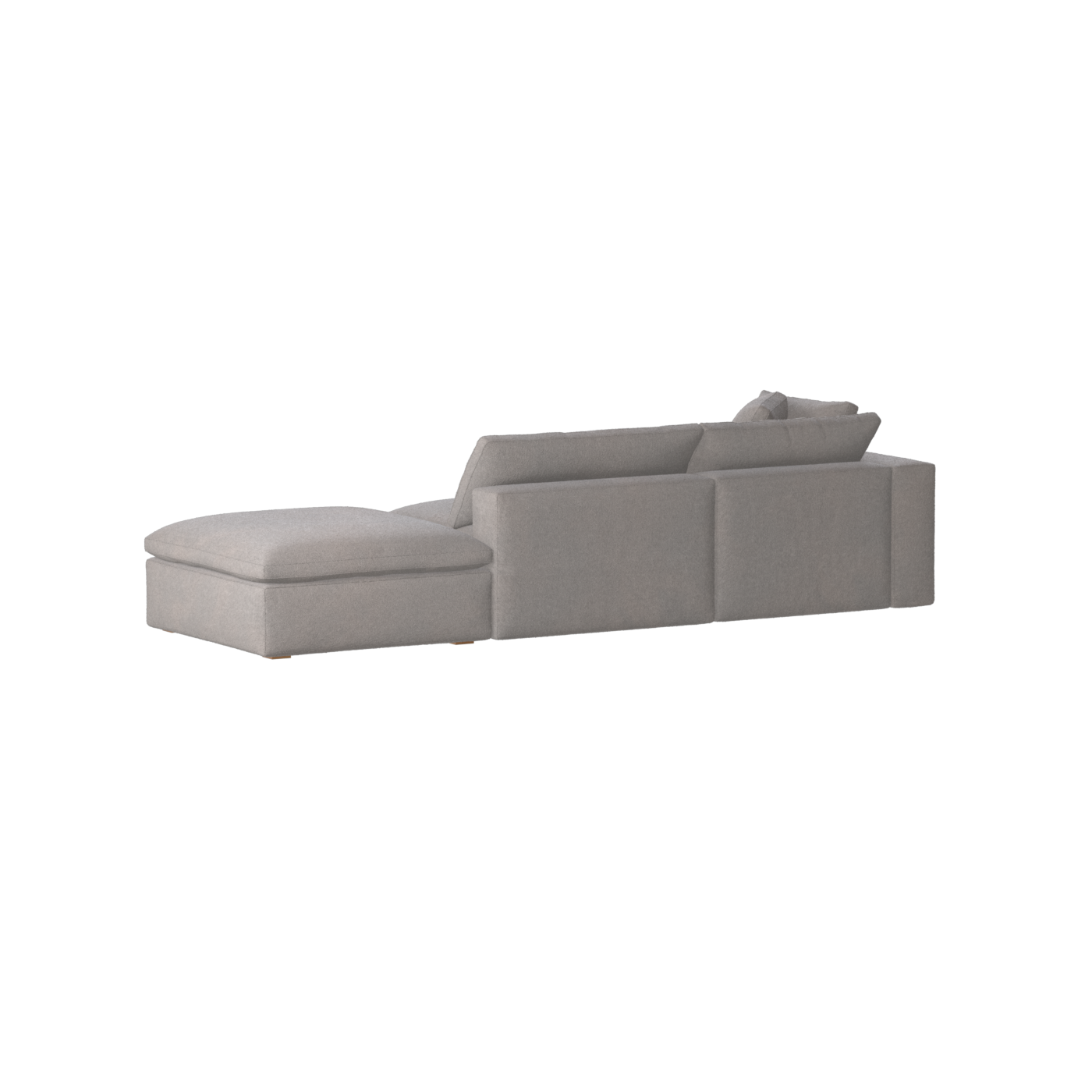Ari modular corner Sofa with pouffe - Wide fabric range