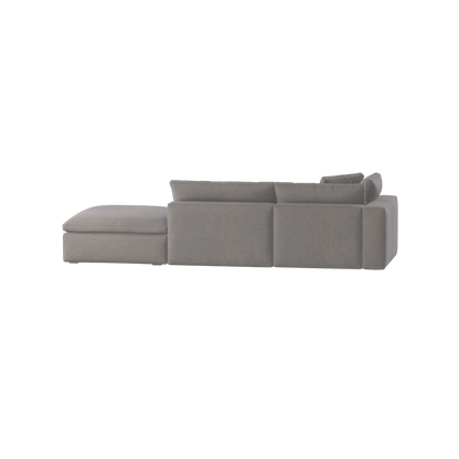Ari modular corner Sofa with pouffe - Wide fabric range