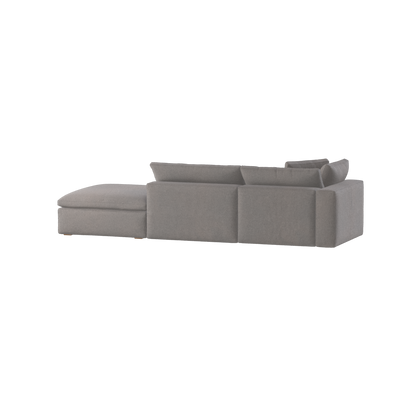 Ari modular corner Sofa with pouffe - Wide fabric range