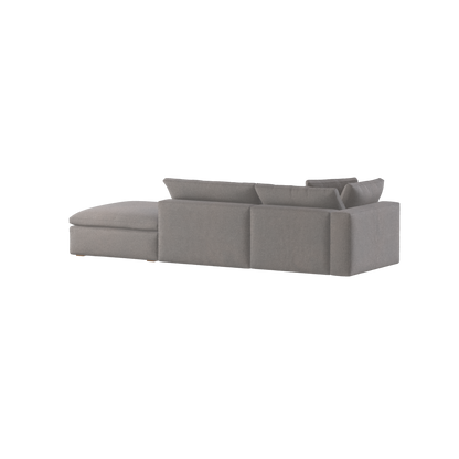 Ari modular corner Sofa with pouffe - Wide fabric range