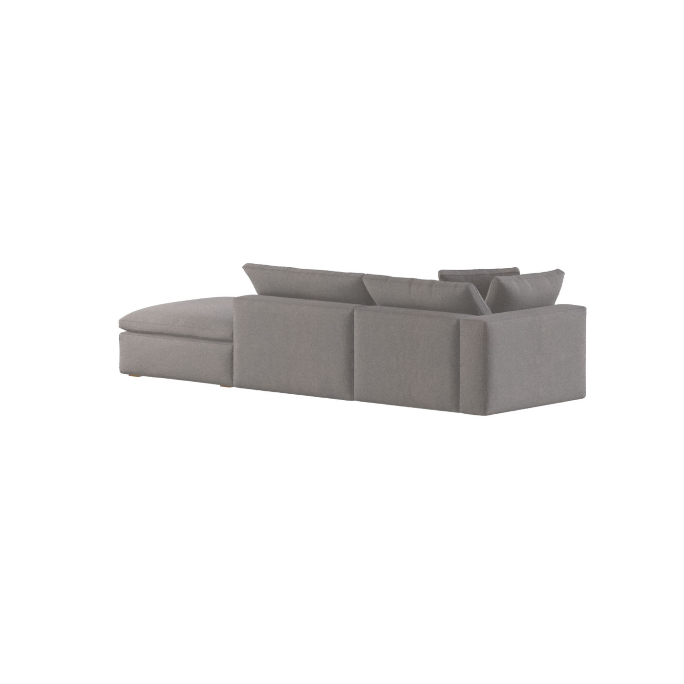 Ari modular corner Sofa with pouffe - Wide fabric range
