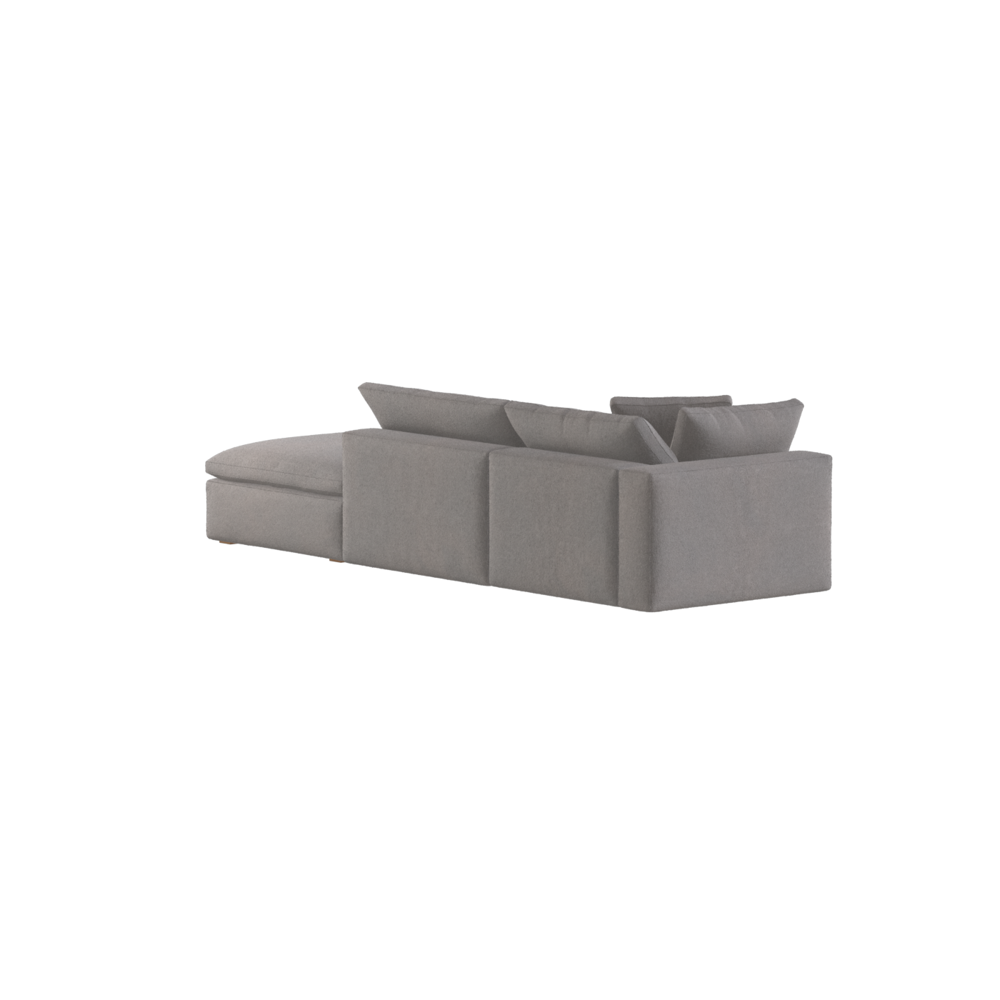 Ari modular corner Sofa with pouffe - Wide fabric range