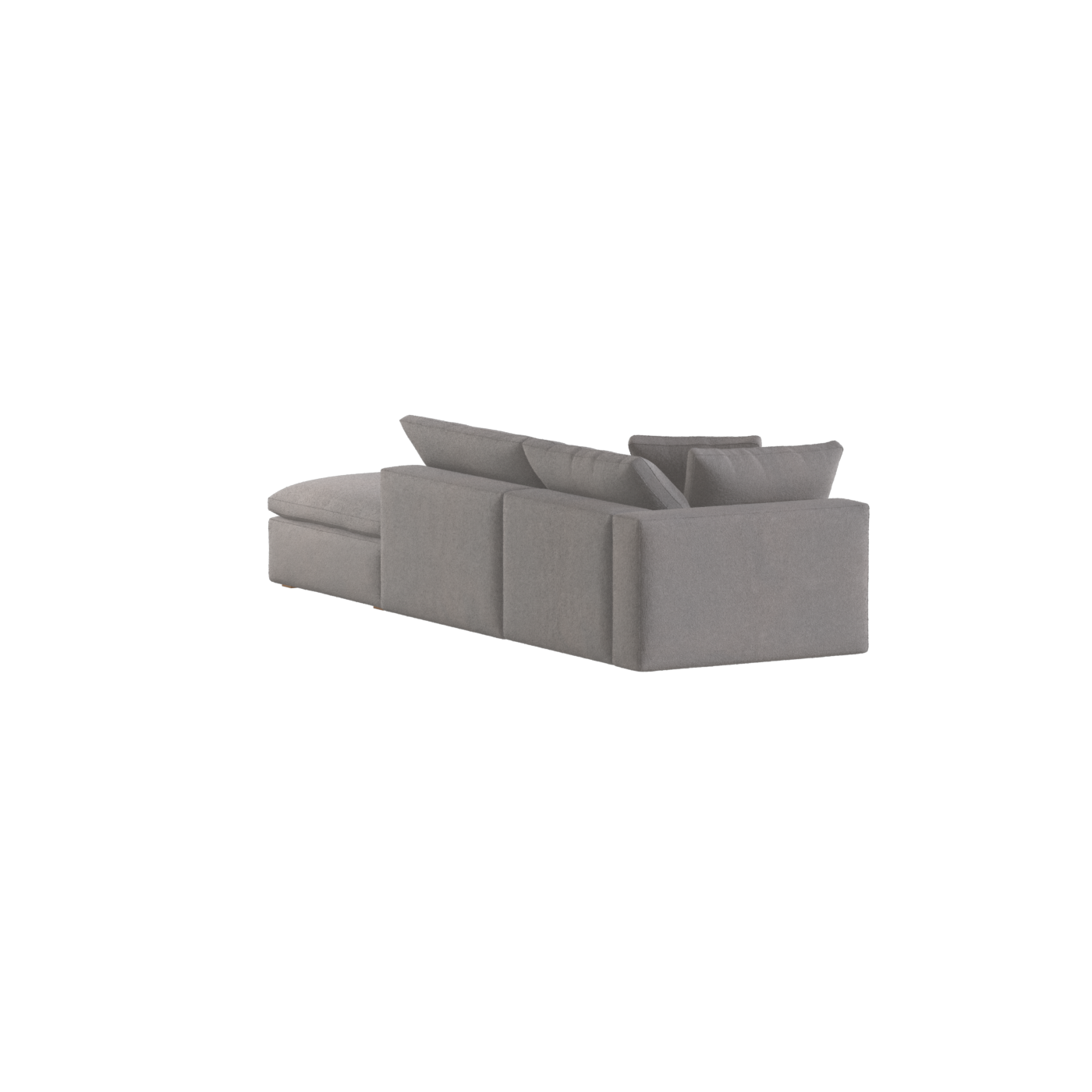 Ari modular corner Sofa with pouffe - Wide fabric range