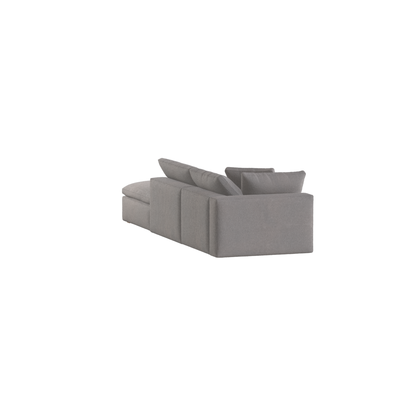 Ari modular corner Sofa with pouffe - Wide fabric range