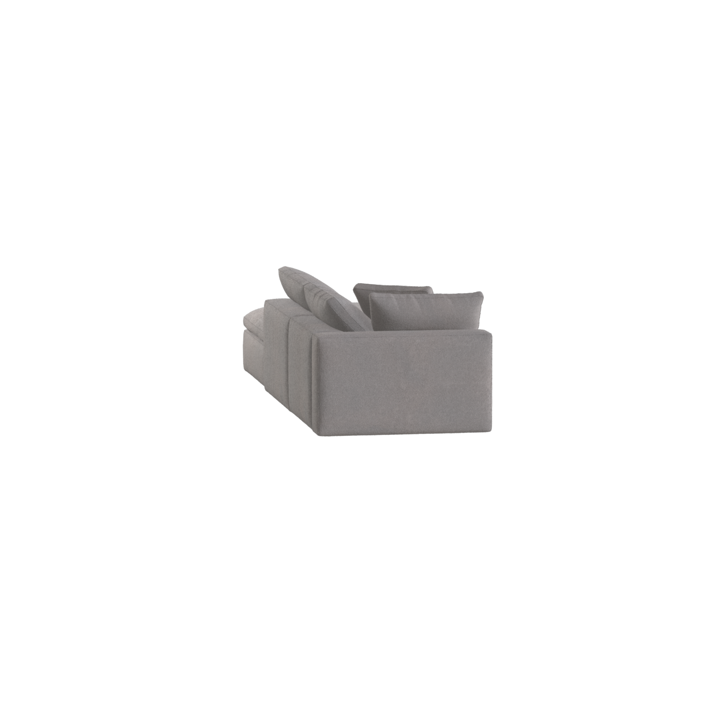 Ari modular corner Sofa with pouffe - Wide fabric range