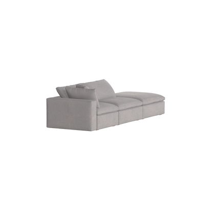 Ari modular corner Sofa with pouffe - Wide fabric range