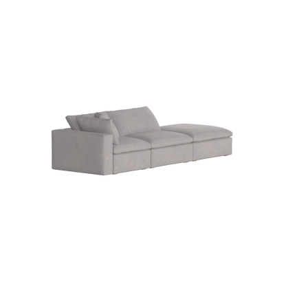 Ari modular corner Sofa with pouffe - Wide fabric range
