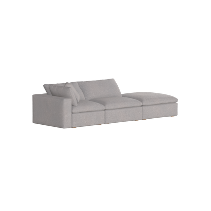 Ari modular corner Sofa with pouffe - Wide fabric range