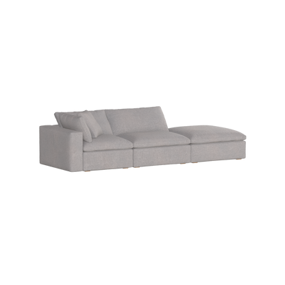 Ari modular corner Sofa with pouffe - Wide fabric range