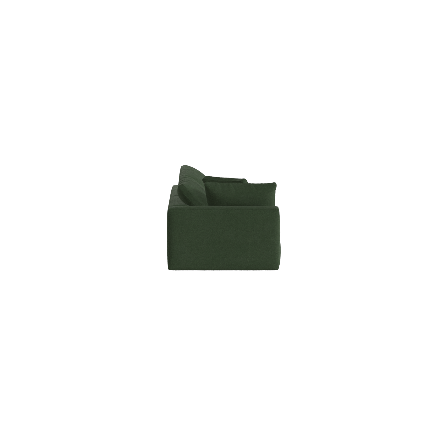 Canapé d'angle modulable Ari avec pouf - Large choix de tissus
