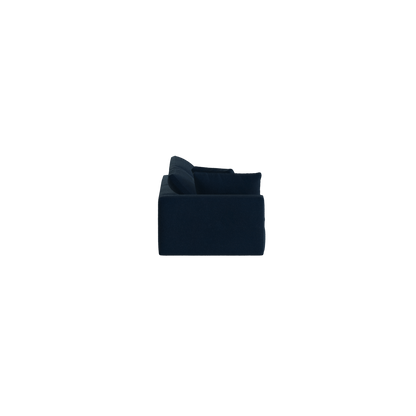 Canapé d'angle modulable Ari avec pouf - Large choix de tissus