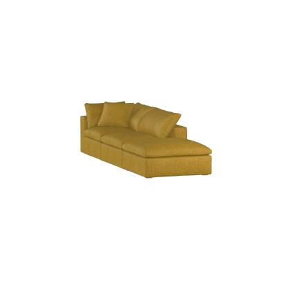 Ari modular corner Sofa with pouffe - Wide fabric range