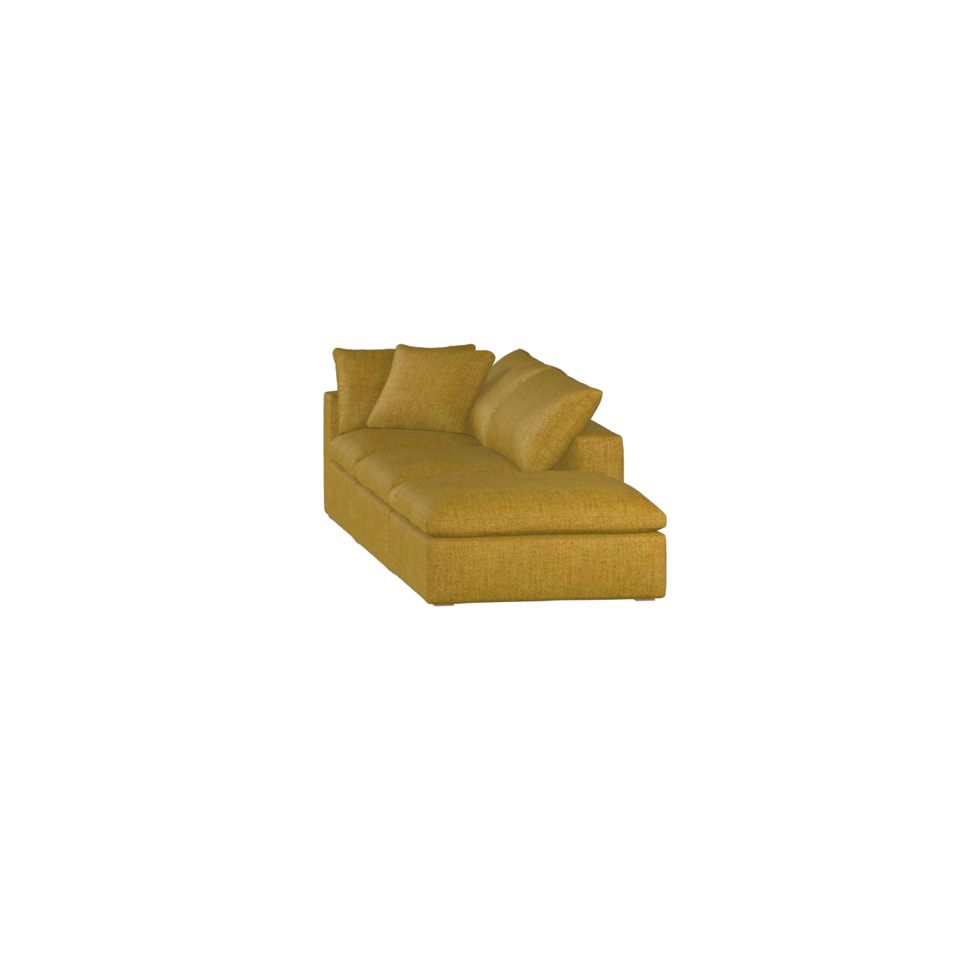 Ari modular corner Sofa with pouffe - Wide fabric range