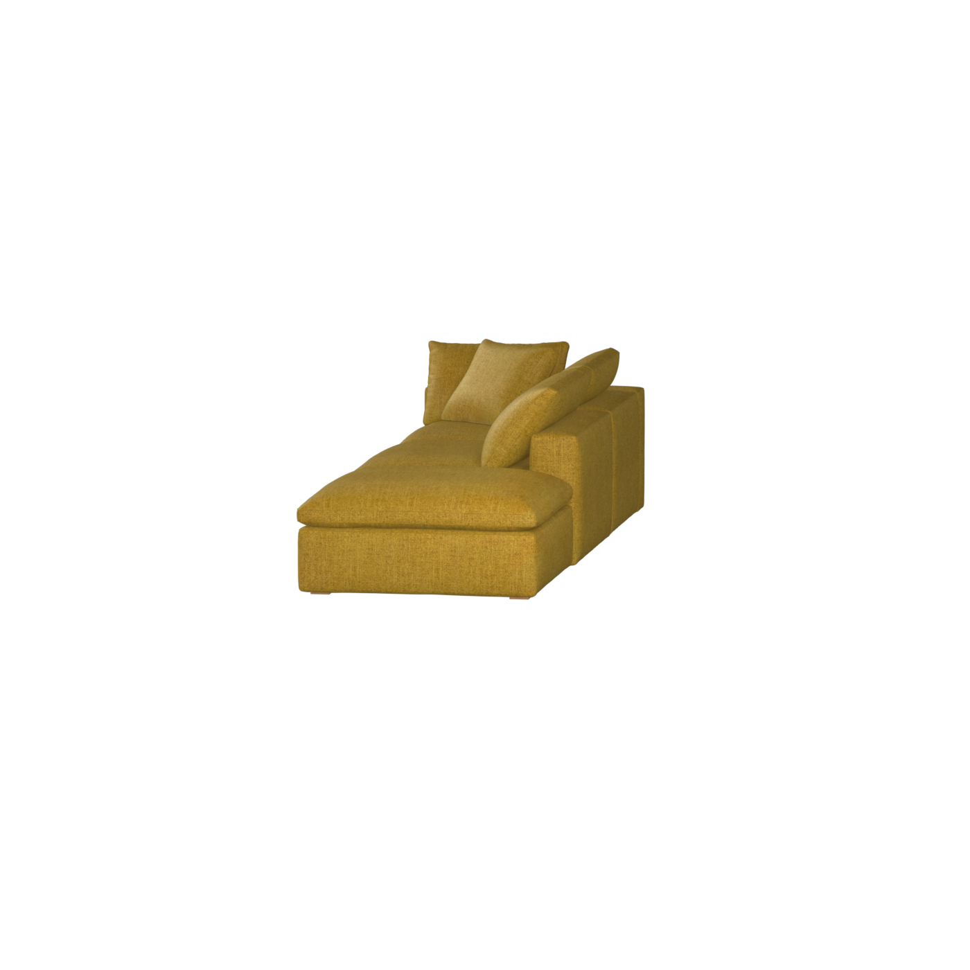 Ari modular corner Sofa with pouffe - Wide fabric range
