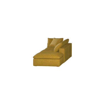 Ari modular corner Sofa with pouffe - Wide fabric range