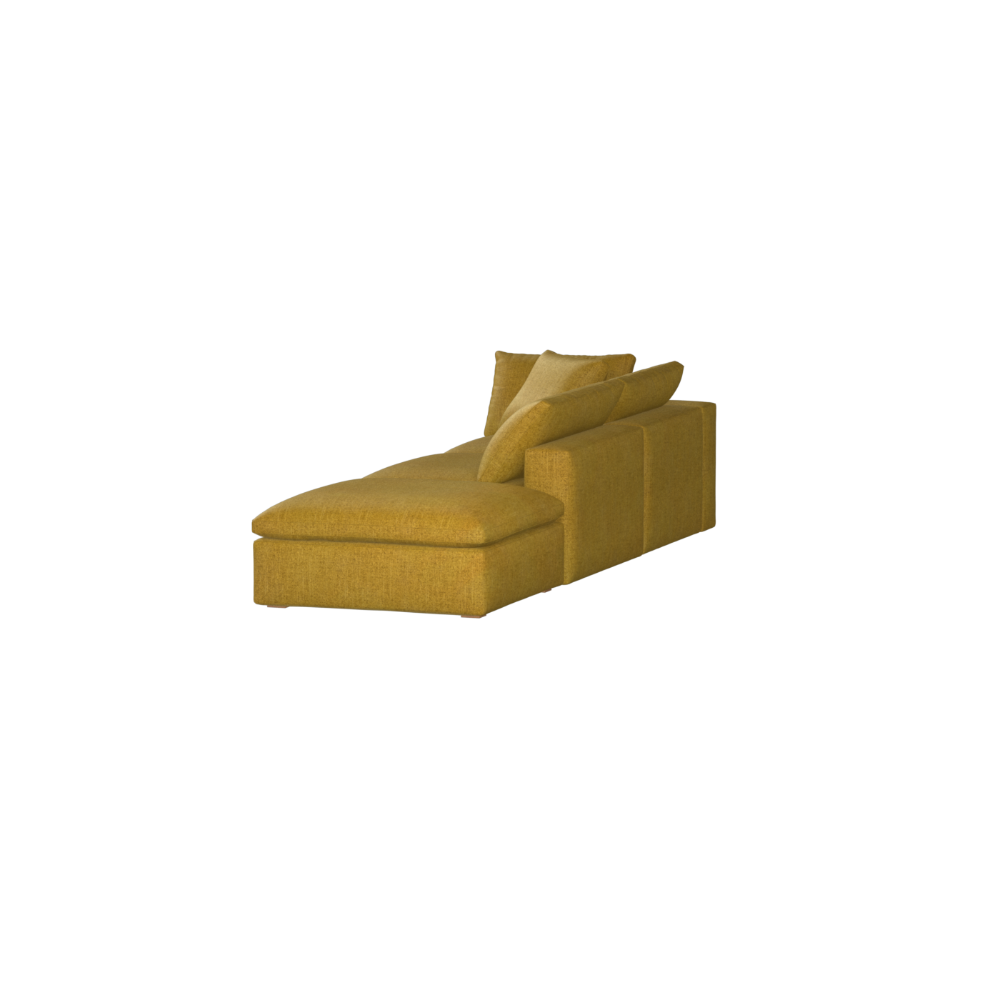Ari modular corner Sofa with pouffe - Wide fabric range