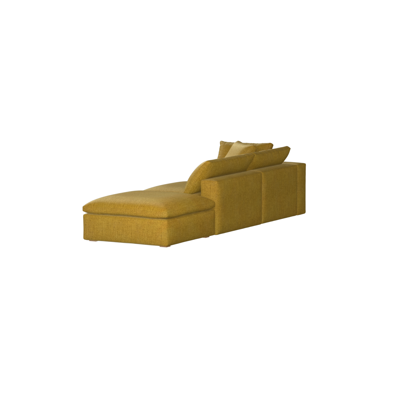 Ari modular corner Sofa with pouffe - Wide fabric range