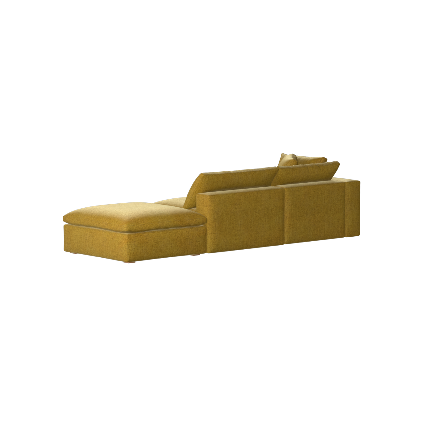 Ari modular corner Sofa with pouffe - Wide fabric range