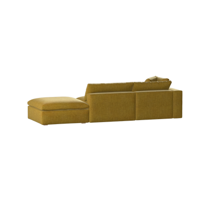 Ari modular corner Sofa with pouffe - Wide fabric range