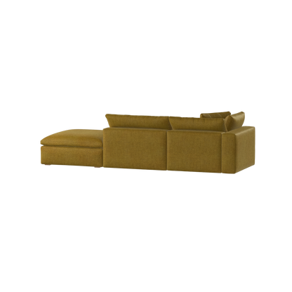 Ari modular corner Sofa with pouffe - Wide fabric range