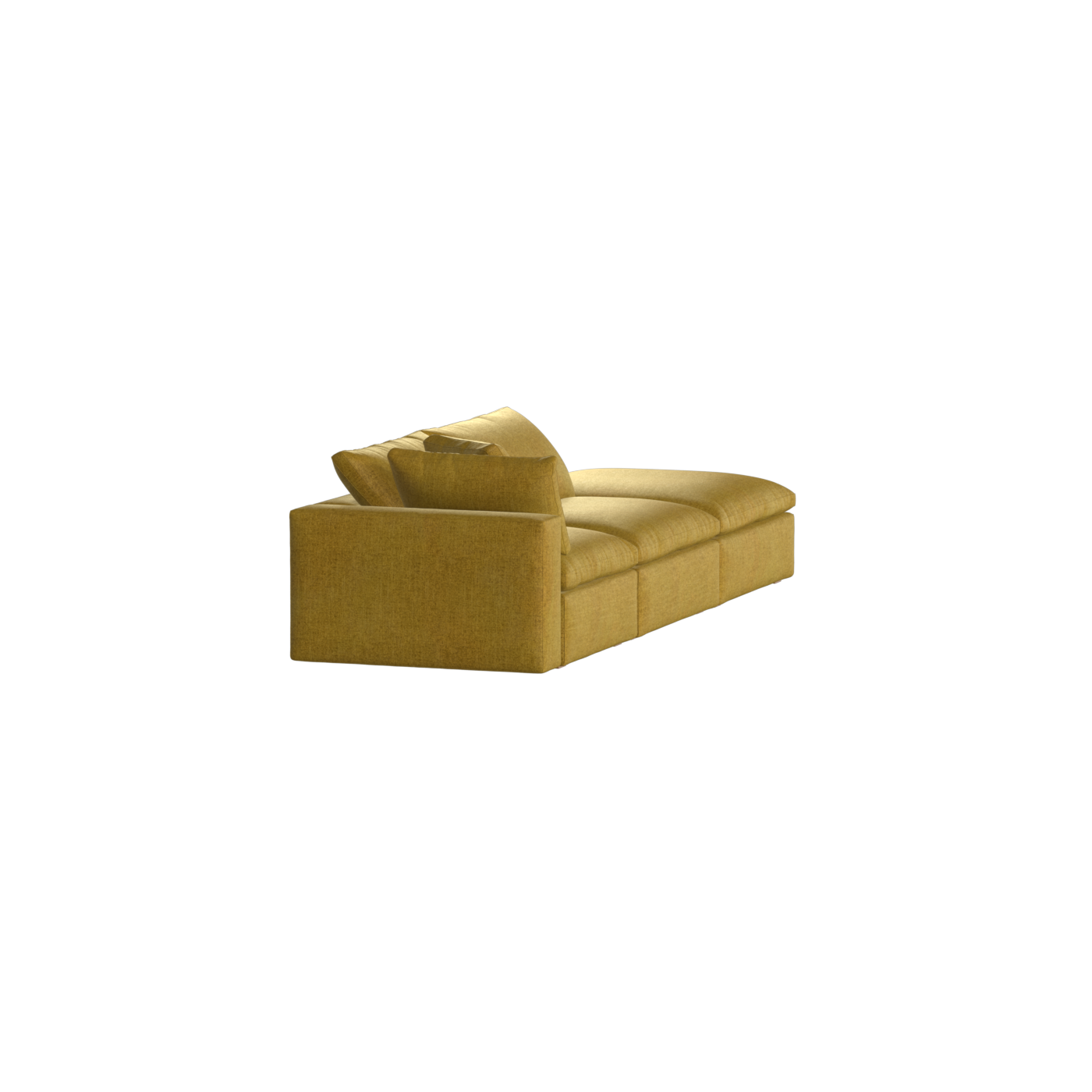 Ari modular corner Sofa with pouffe - Wide fabric range