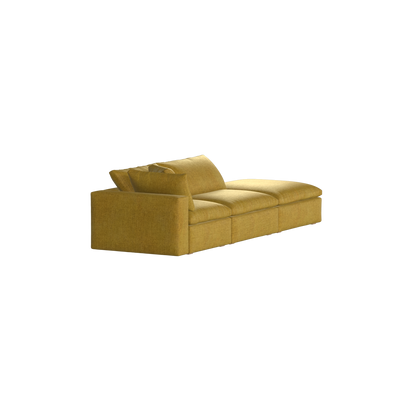 Ari modular corner Sofa with pouffe - Wide fabric range