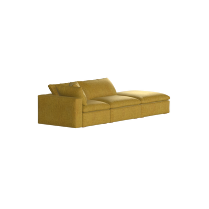 Ari modular corner Sofa with pouffe - Wide fabric range