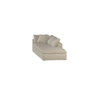 Ari modulares Ecksofa mit Sitzhocker