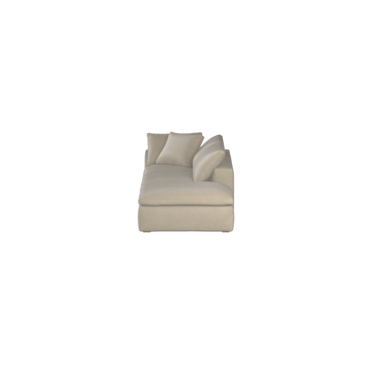 Ari modulares Ecksofa mit Sitzhocker