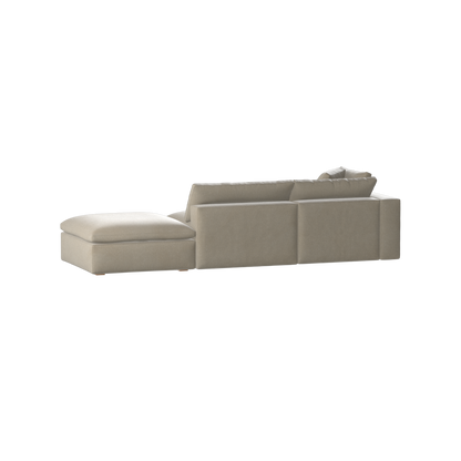 Ari modulares Ecksofa mit Sitzhocker