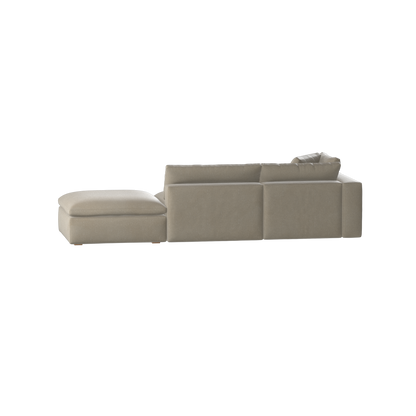 Ari modulares Ecksofa mit Sitzhocker