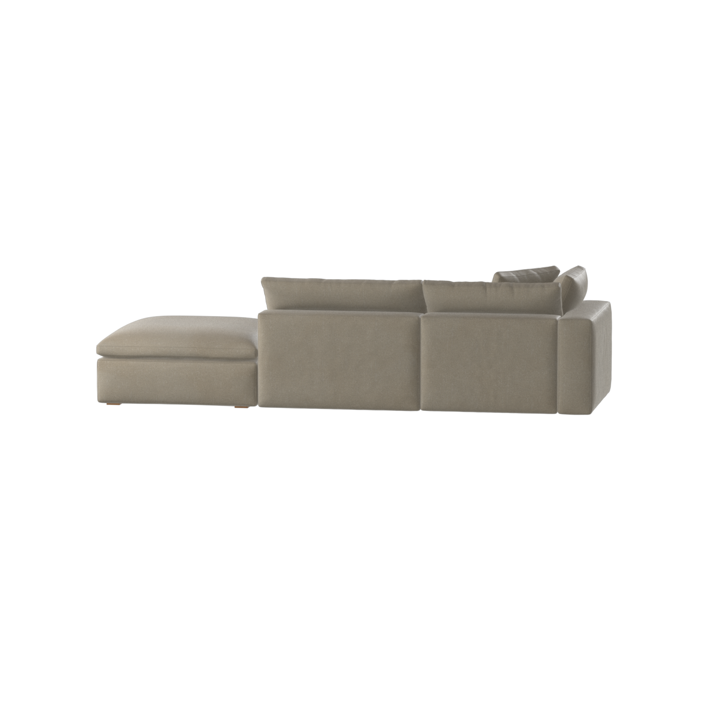 Ari modulares Ecksofa mit Sitzhocker