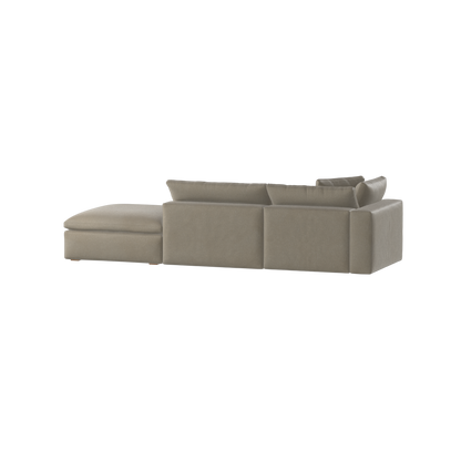 Ari modulares Ecksofa mit Sitzhocker